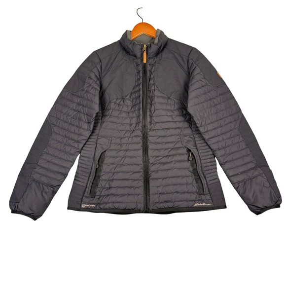 Eddie Bauer Jackets & Blazers - Eddie Bauer Sportshop StormDown 700 Puffer Jacket Womens Medium Black Gray
